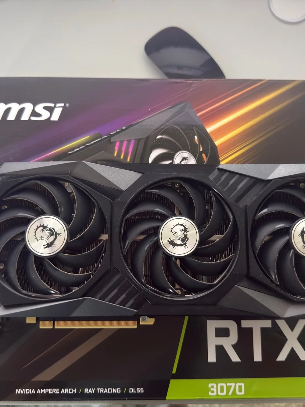 Graphics card (MSI GeForce RTX 3070)